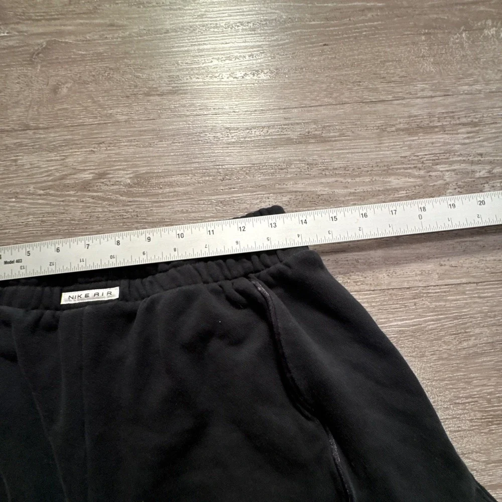 Nike Air Shorts Womens Medium Black Fleece Cotton High Rise Gym Athletic DQ6565